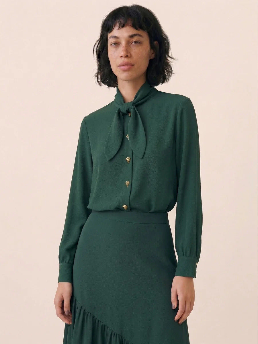 CAMISA BRUNA VERDE