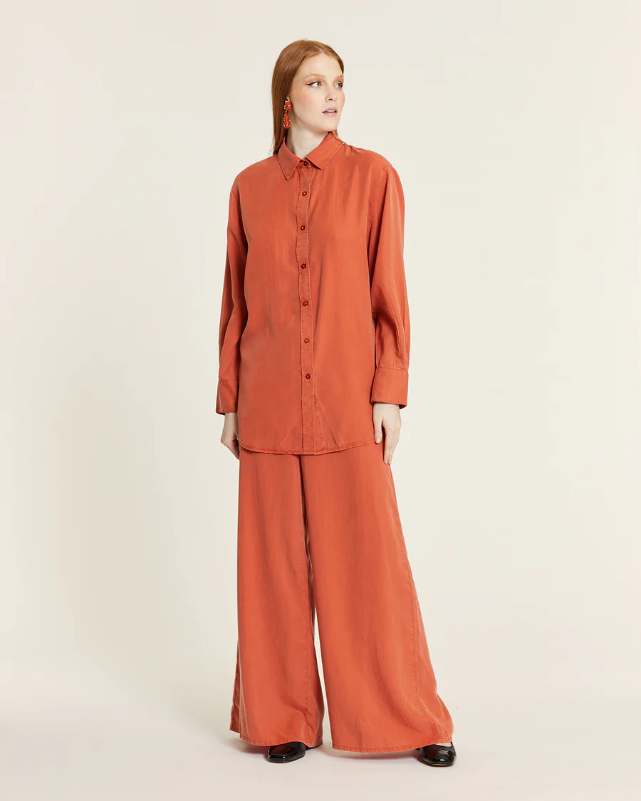 CAMISA LARGA TENCEL CALDERA