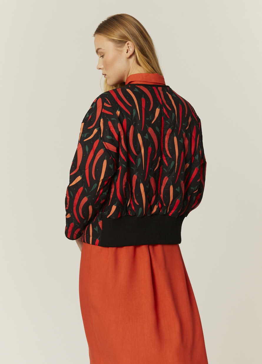 CHAQUETA BOMBER PIMIENTOS CHILLY