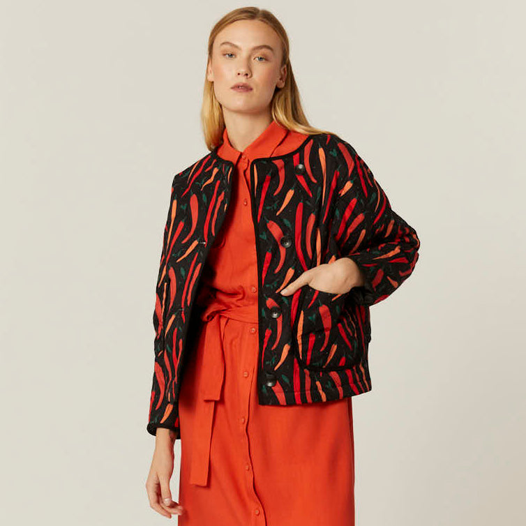 CHAQUETA BOMBER PIMIENTOS CHILLY