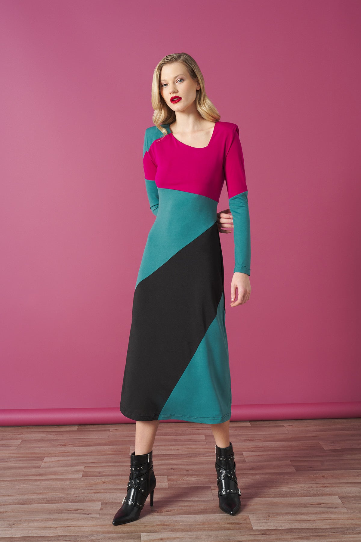 VESTIDO ADON TRICOLOR