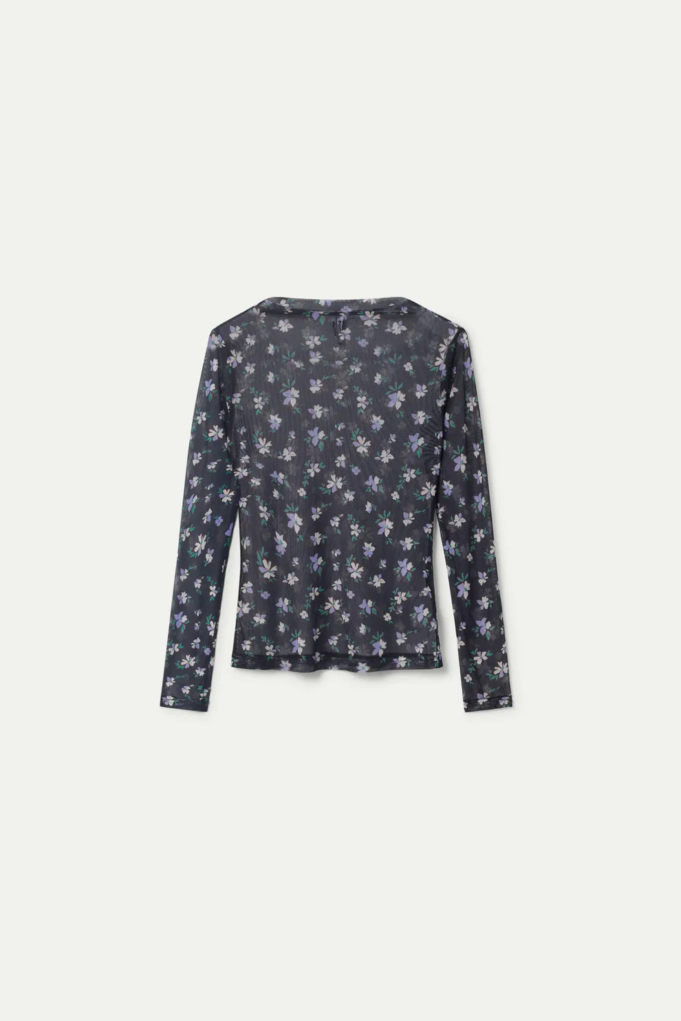 TOP MALLA FLORAL ANEMONA