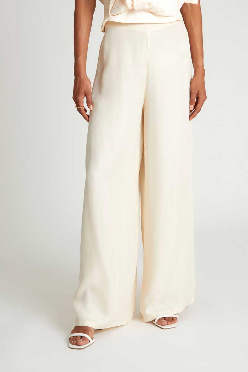 PANTALÓN ANCHO BLANCO ROTO