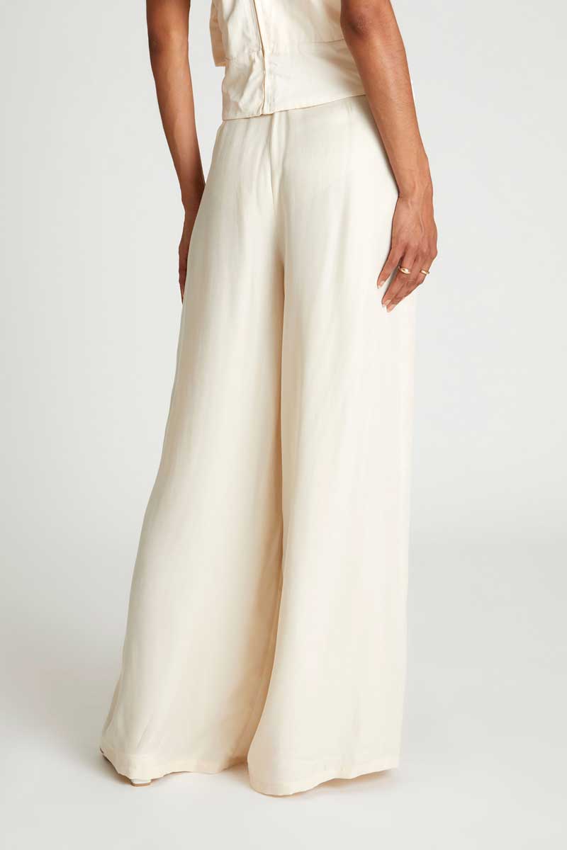 PANTALÓN ANCHO BLANCO ROTO