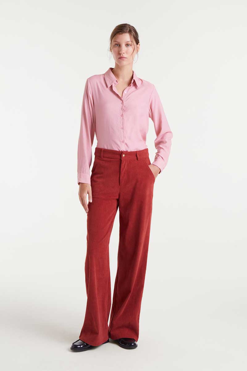 CAMISA FLUIDA ROSA