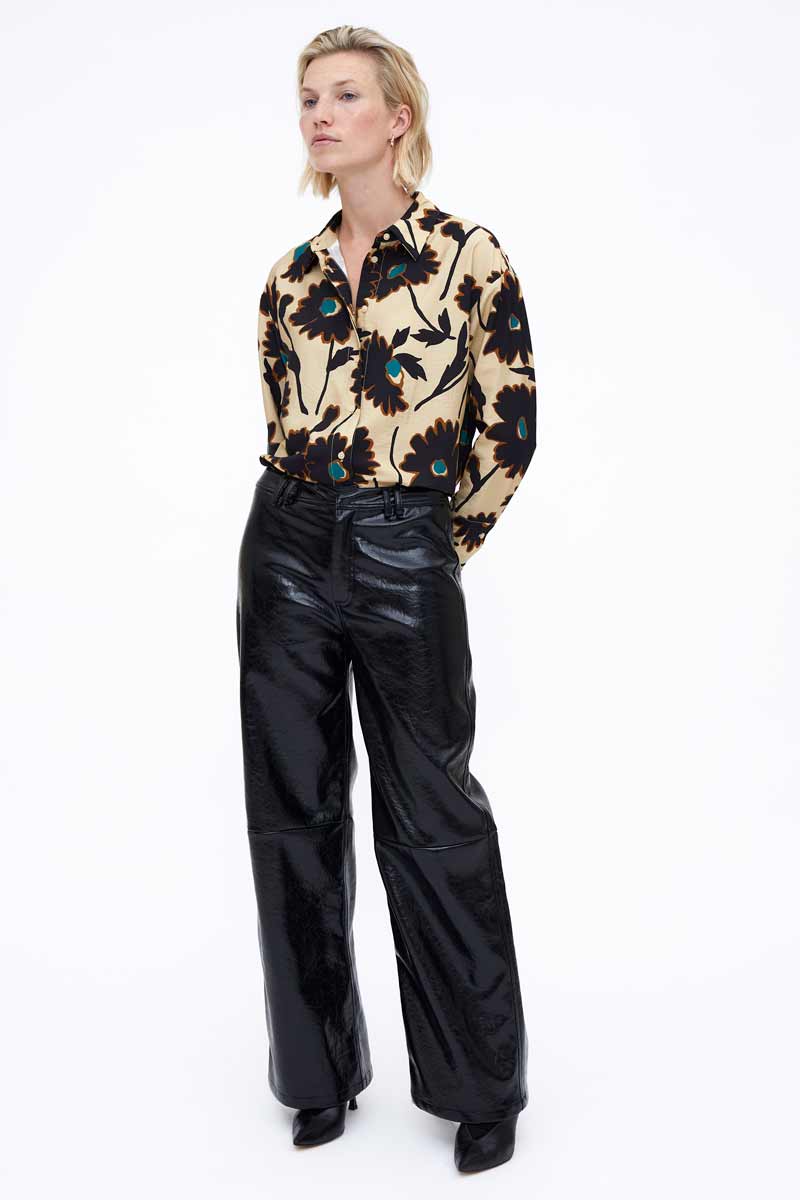 Camisa estampada flores