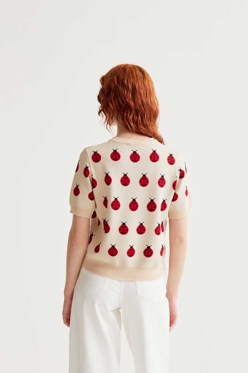 JERSEY PUNTO ESTAMPADO MARIQUITA