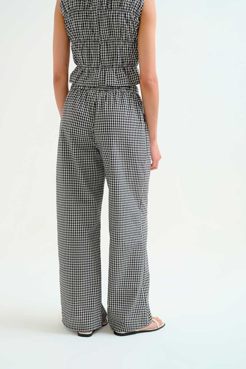 PANTALON CUADRTOS VICHY NEGRO
