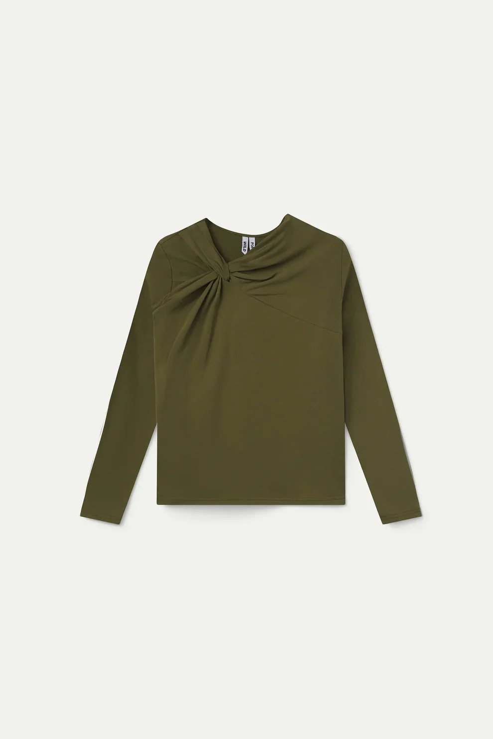 CAMISETA CON NUDO VERDE