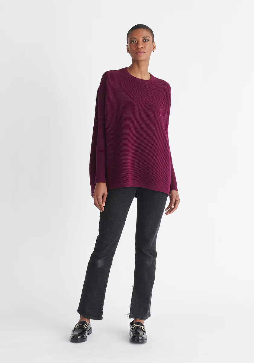 JERSEY OVERSIZE CANALE BERENJENA