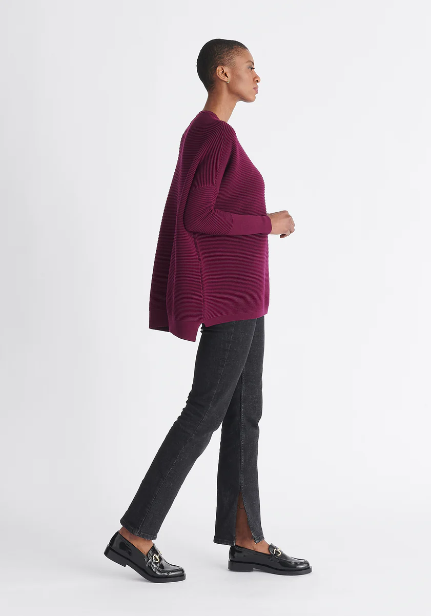 JERSEY OVERSIZE CANALE BERENJENA