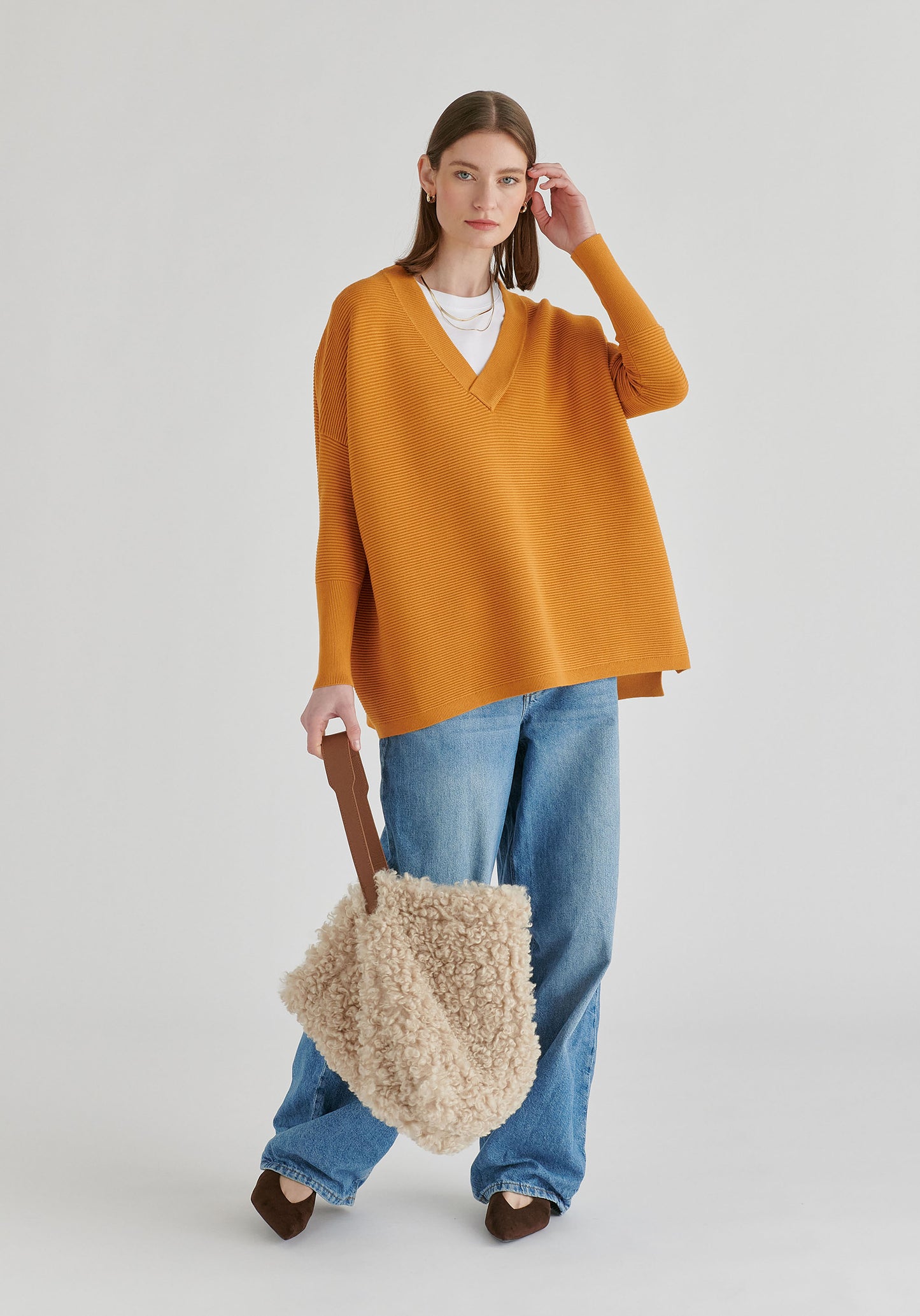 JERSEY DE PUNTO OVERSIZE