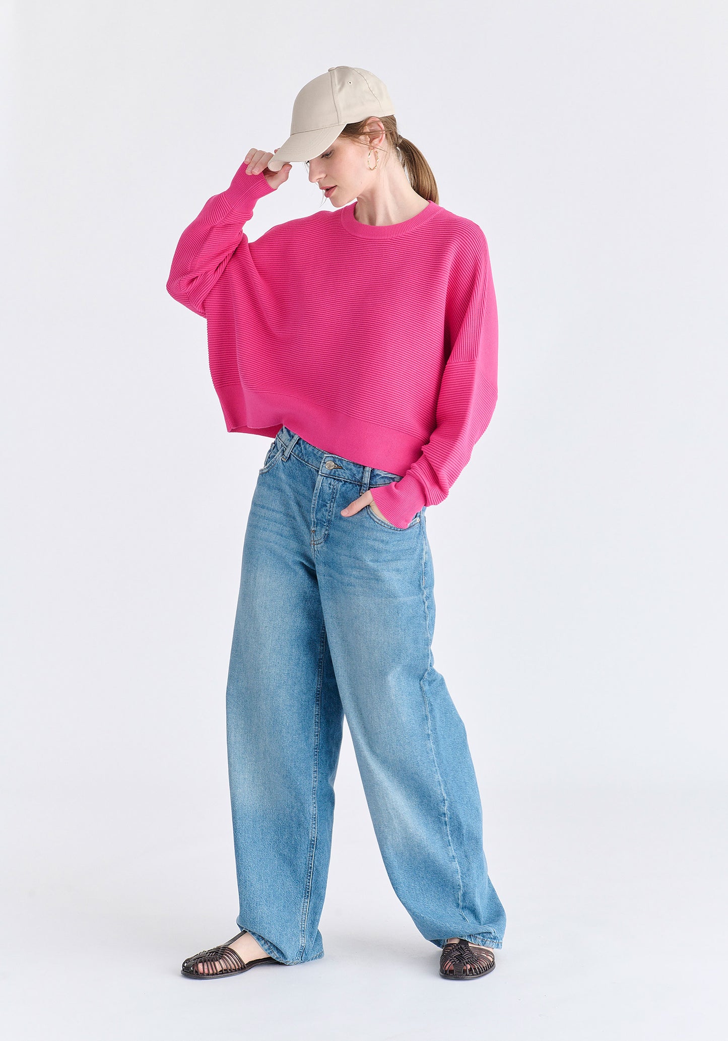 JERSEY CORTO DE CANALE ROSA FUXIA