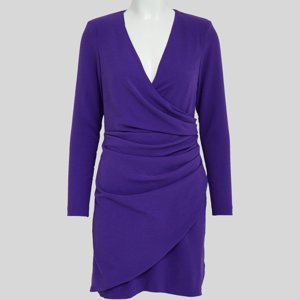 FERNANDA LONG SLEEVE WRAP DRESS