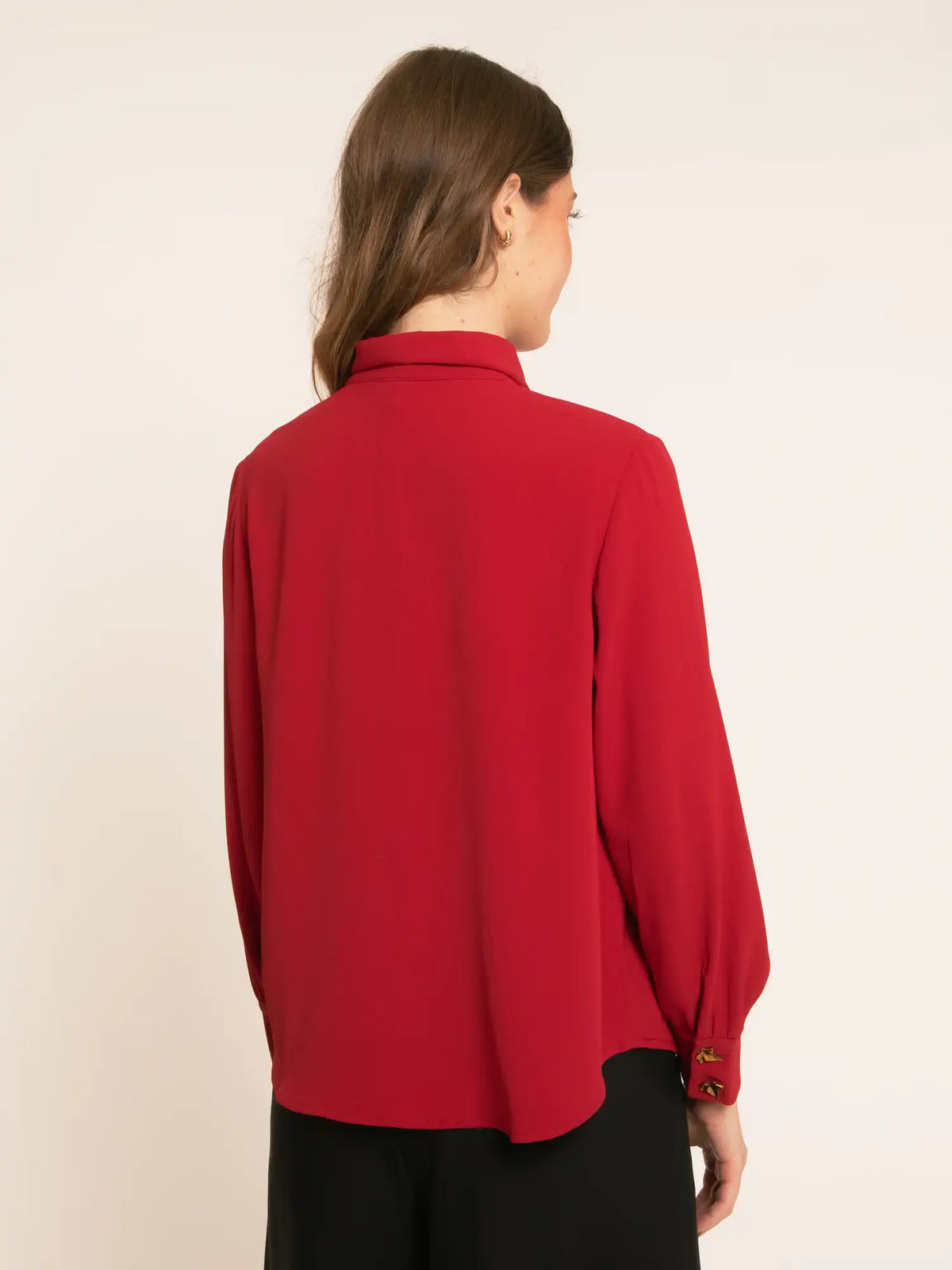 CAMISA BRUNA ROJA
