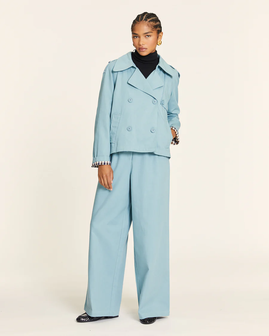 PANTALON TENCEL CON PINZAS