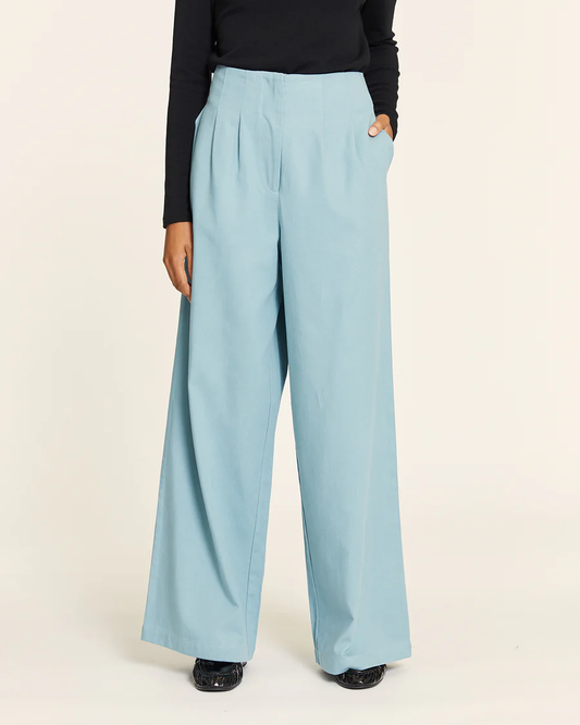 PANTALON TENCEL CON PINZAS