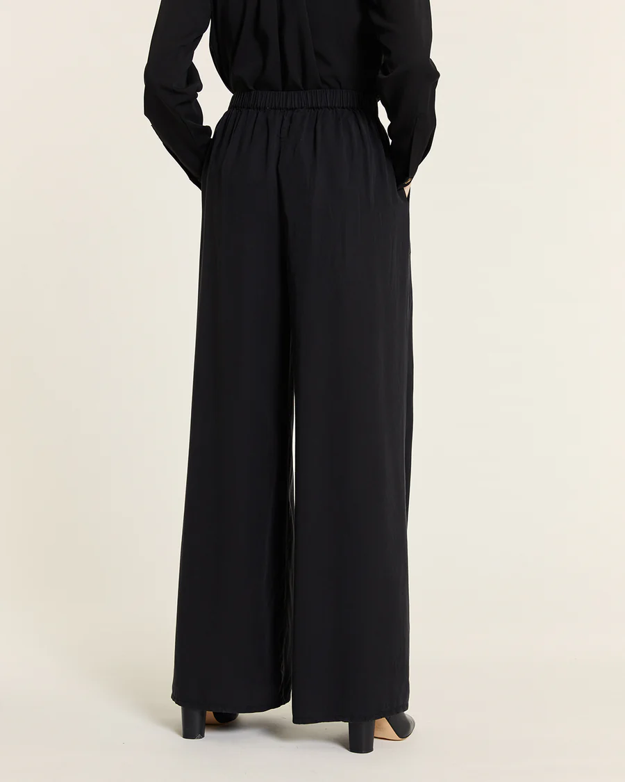 PANTALON FLUIDO TENCEL NEGRO