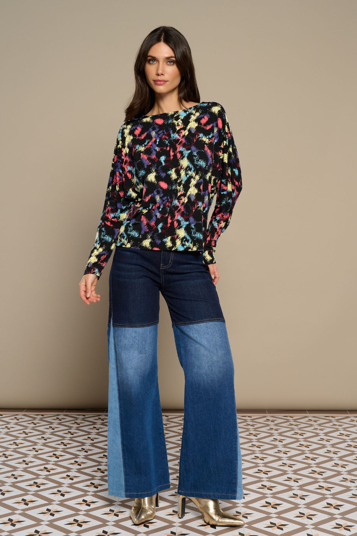TOP ESTAMPADO ANIMAL PRINT