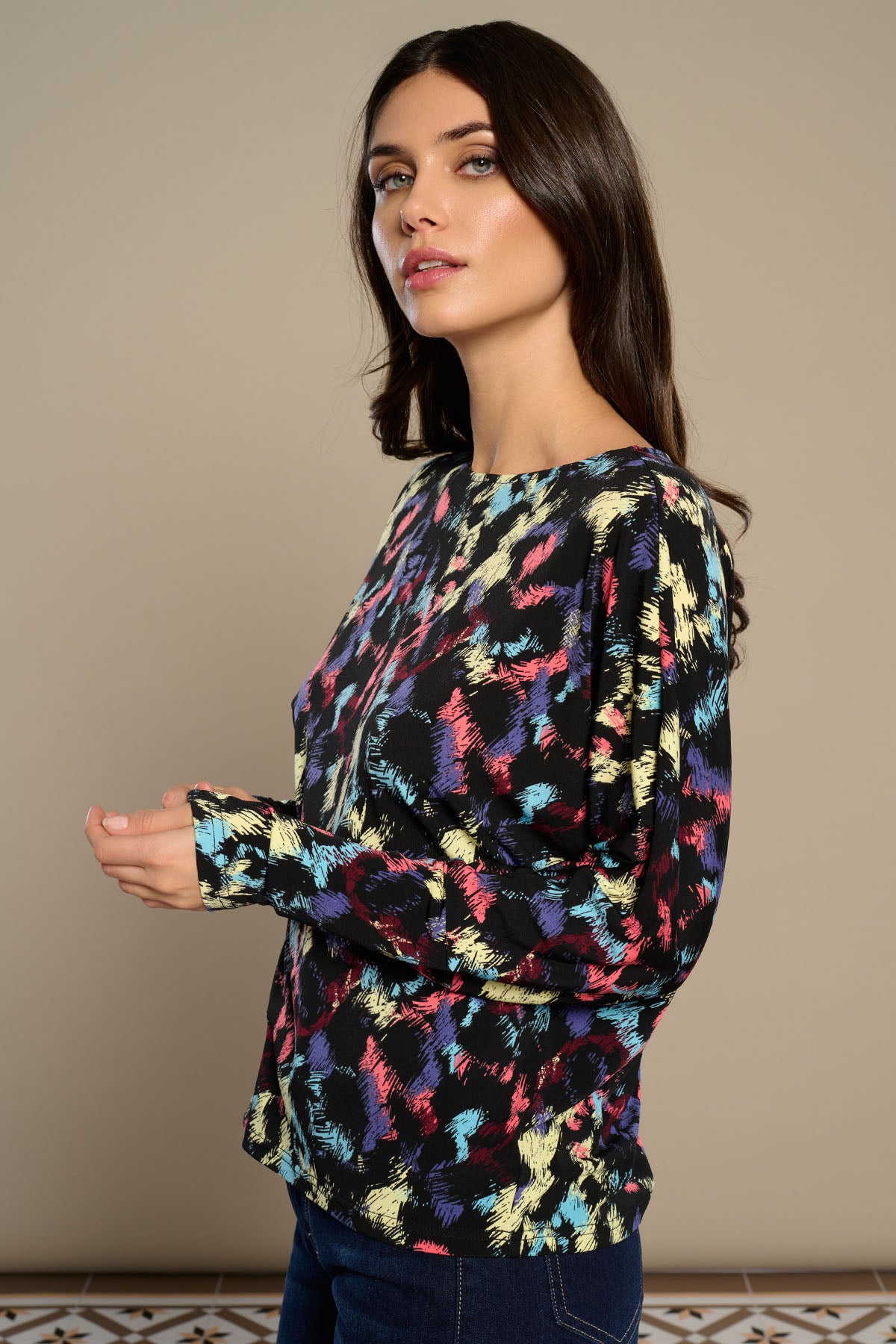 TOP ESTAMPADO ANIMAL PRINT