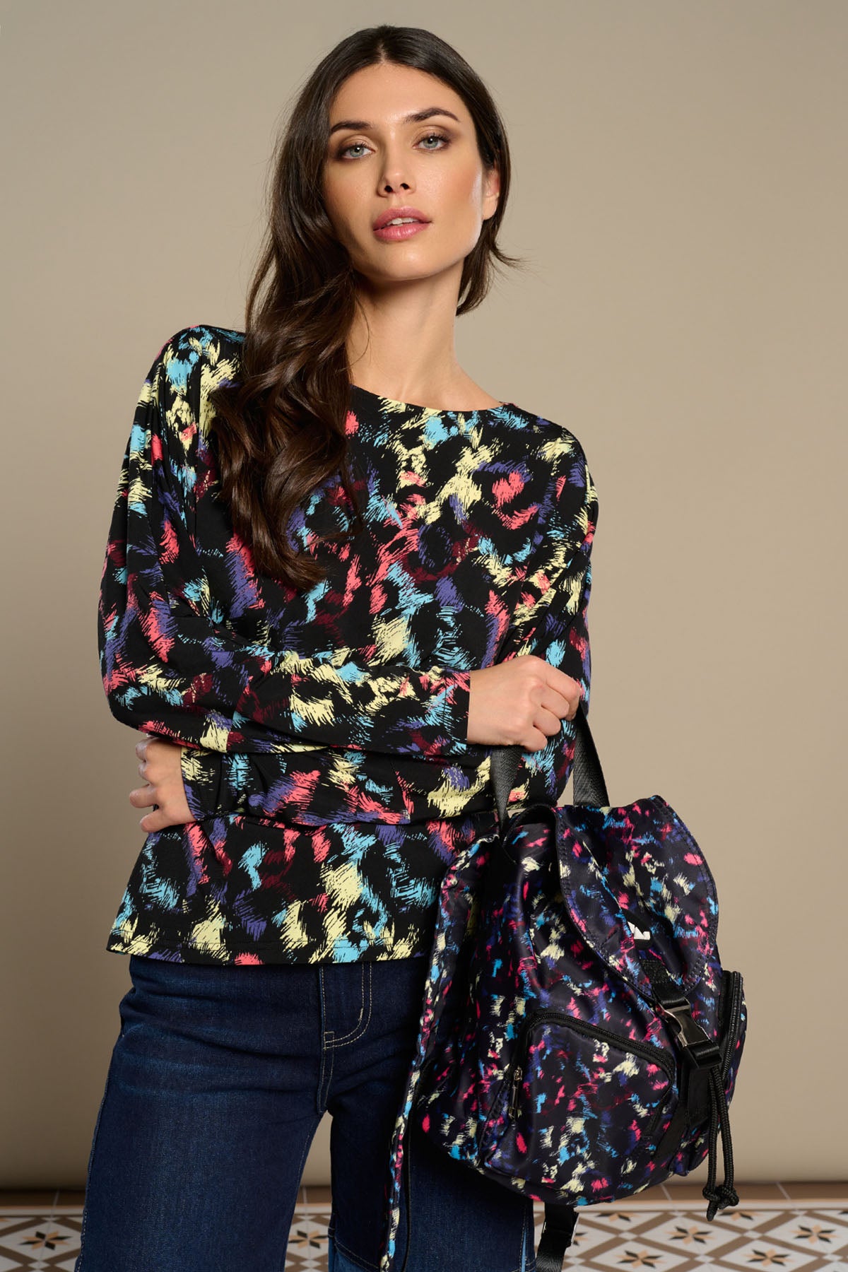 TOP ESTAMPADO ANIMAL PRINT