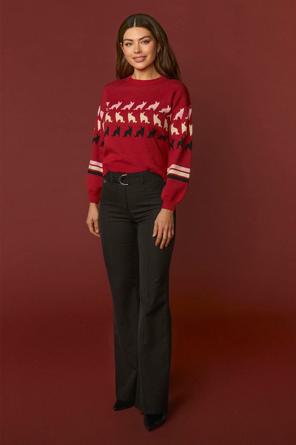 PANTALON LARGO NEGRO