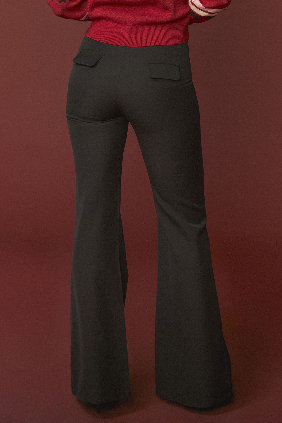 PANTALON LARGO NEGRO