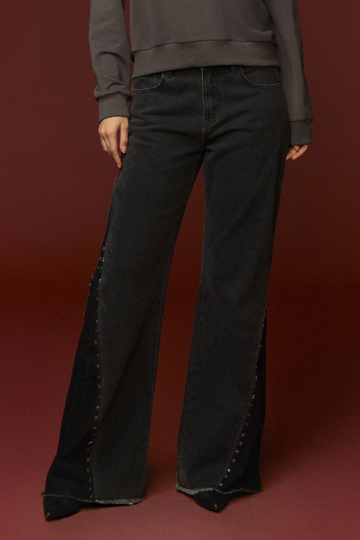 PANTALON VAQUERO NEGRO