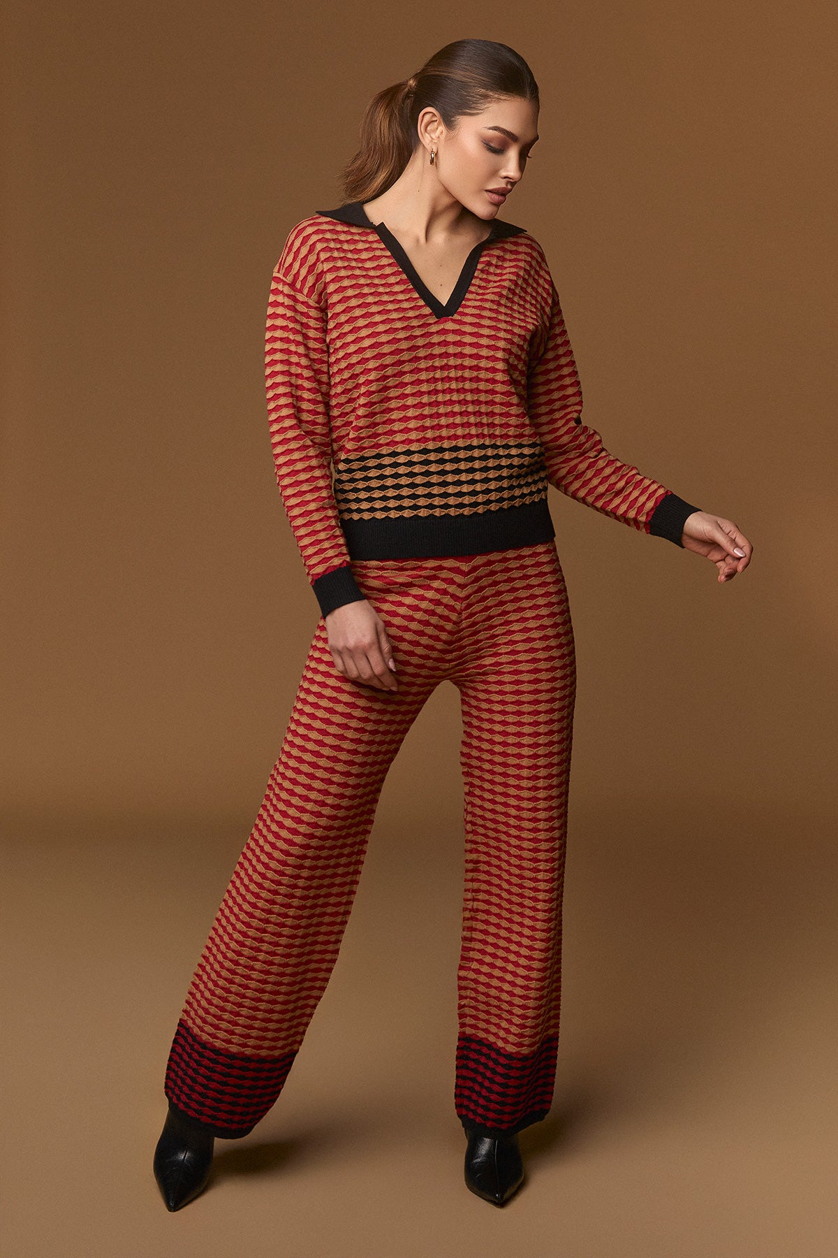 JERSEY DE CUADROS ROJOS