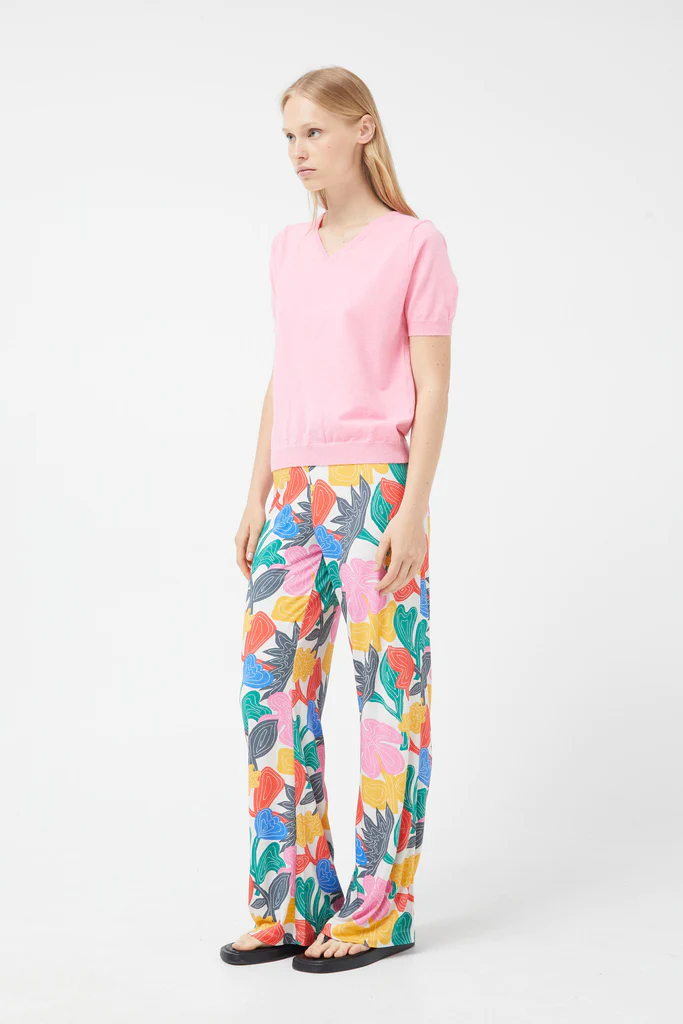 PANTALON RECTO FLORAL FLORERE