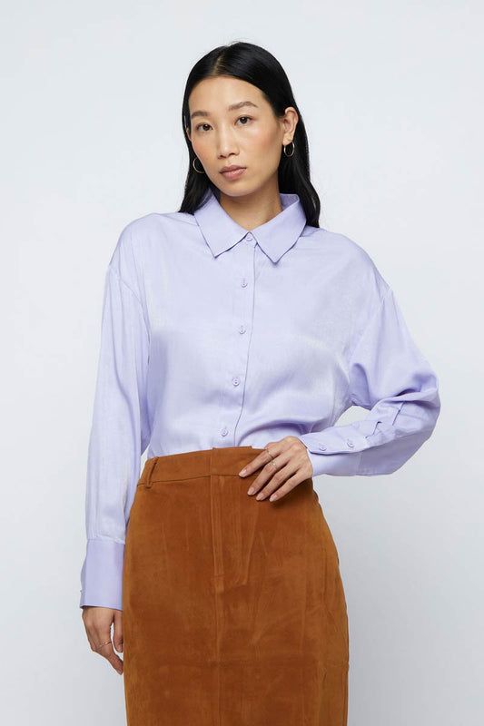 CAMISA CREPE LIGERO LILA