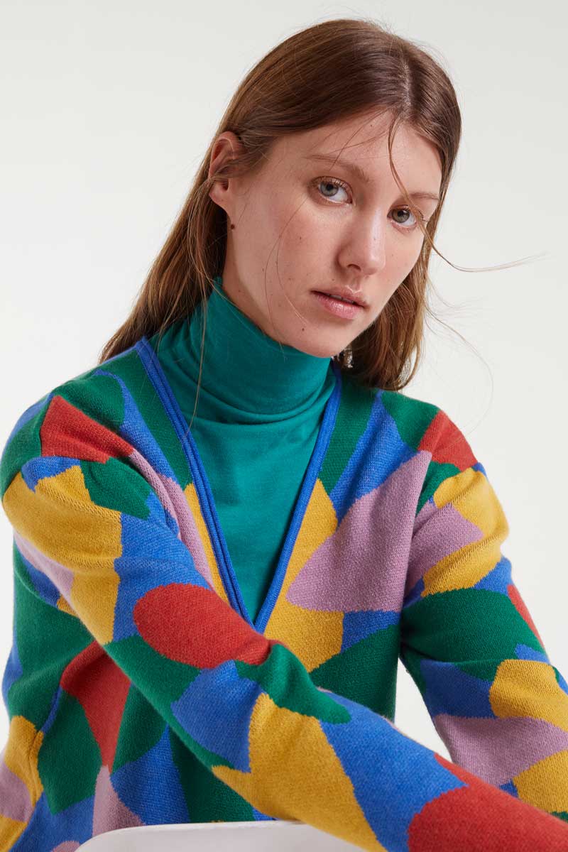 CARDIGAN ESTAMPADO CORAZONES