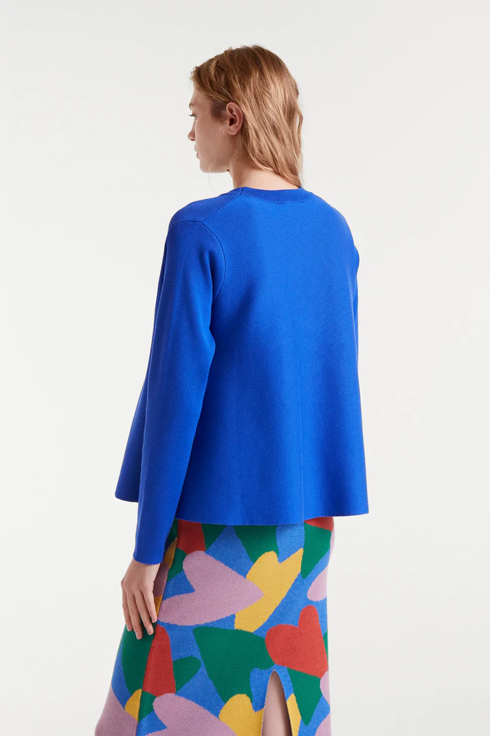 JERSEY DE PUNTO EVASÉ AZUL