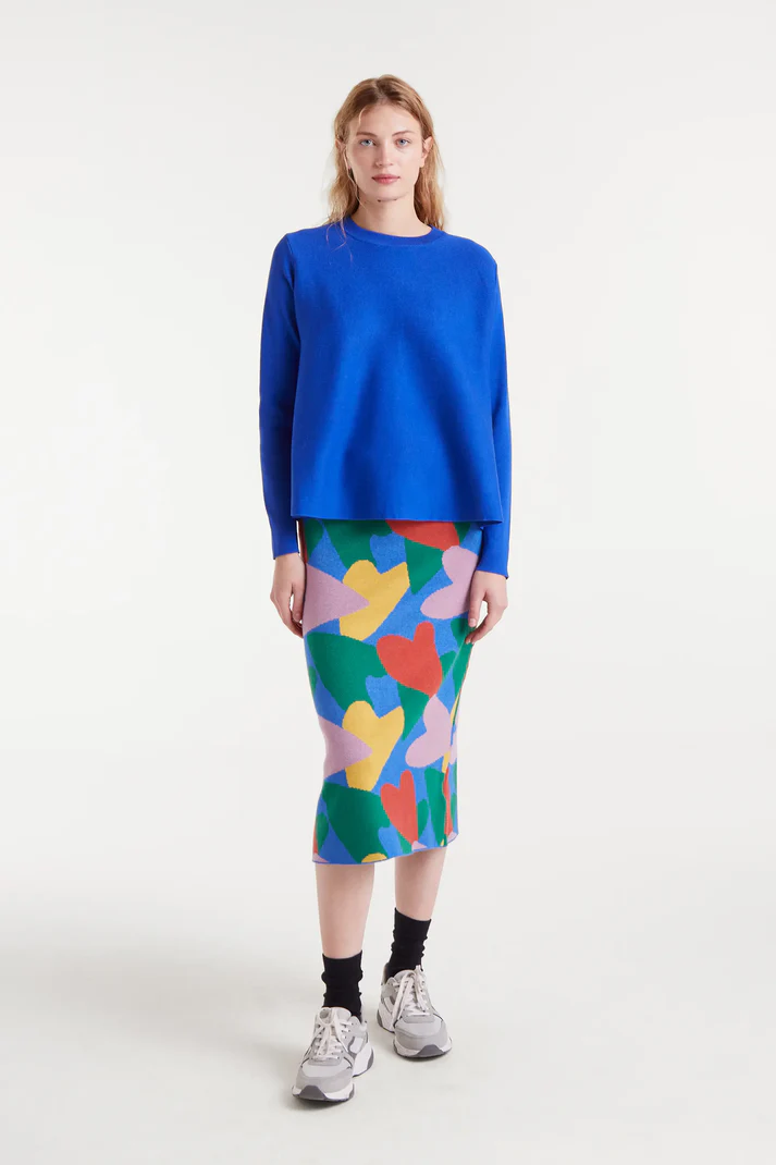 JERSEY DE PUNTO EVASÉ AZUL