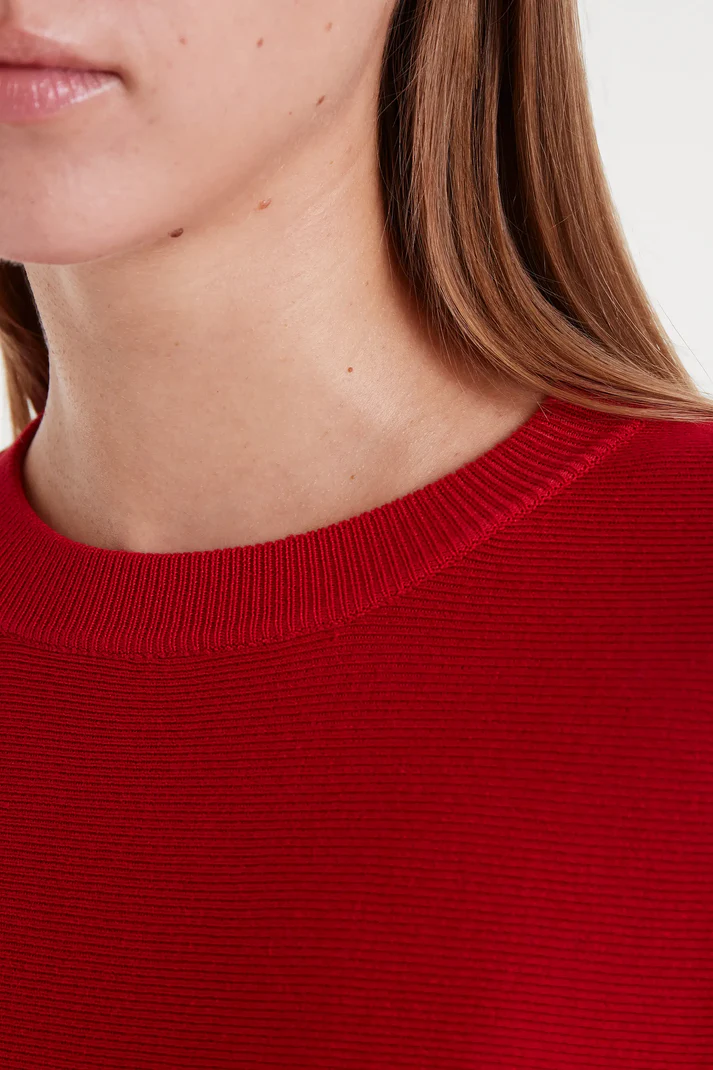 JERSEY DE PUNTO EVASE ROJO