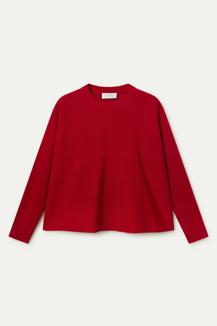 JERSEY DE PUNTO EVASE ROJO