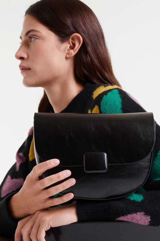 BOLSO DE HOMBRO PIEL SINTETICA