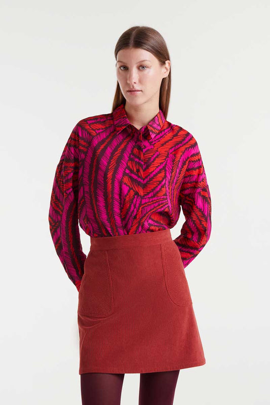 CAMISA CREPE LIGERO ESTAMPADO FEDORA