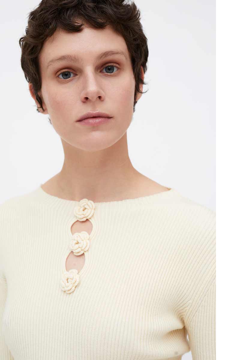 TOP DE PUNTO CANALE BEIGE