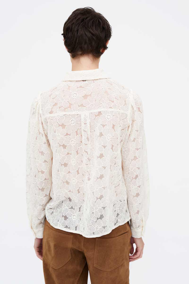CAMISA DE ENCAJE FLORAL