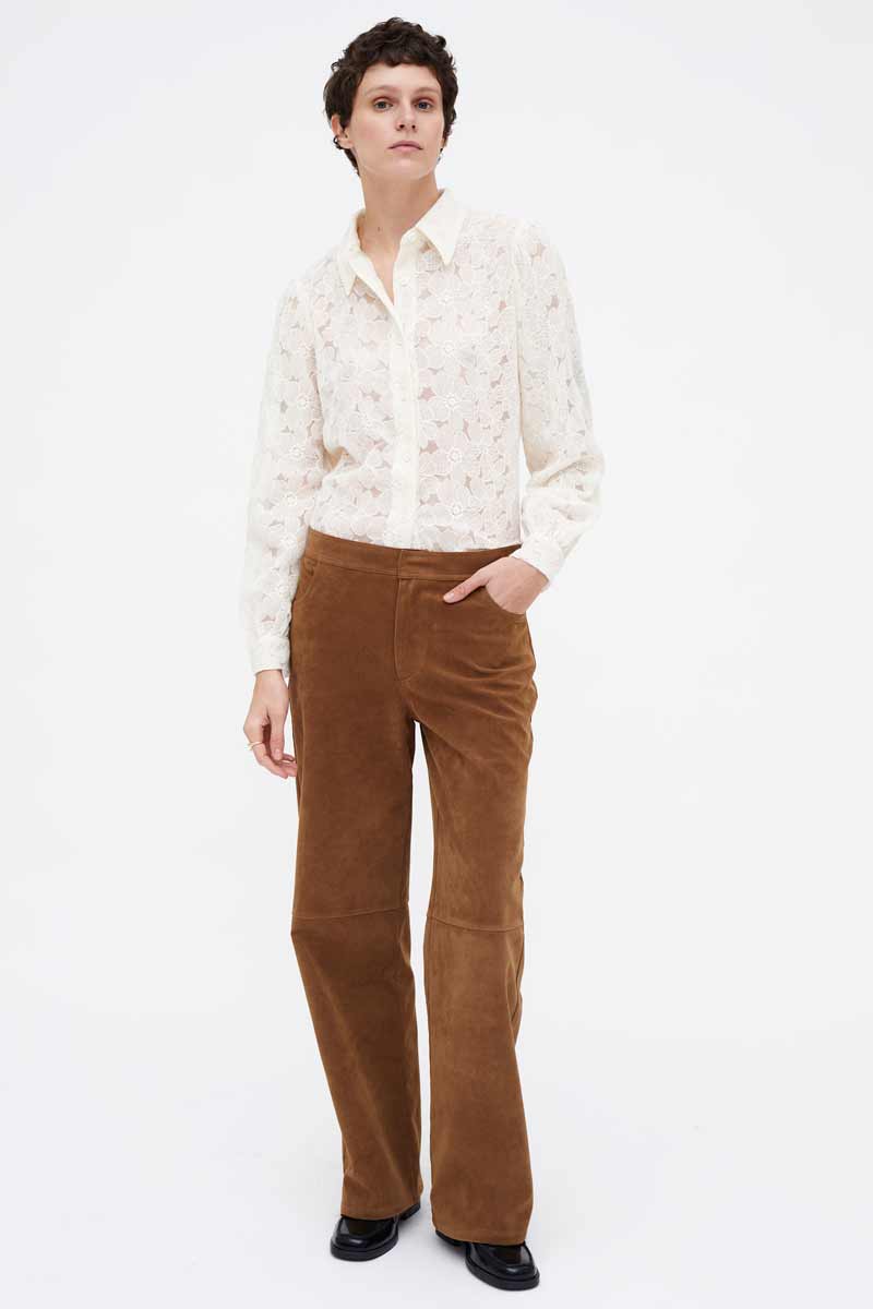 CAMISA DE ENCAJE FLORAL