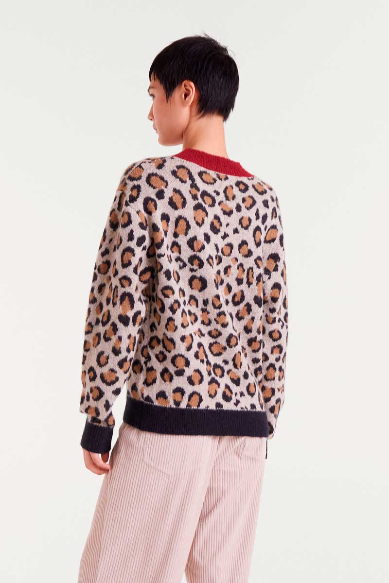 JERSEY ESTAMPADO ANIMAL PRINT