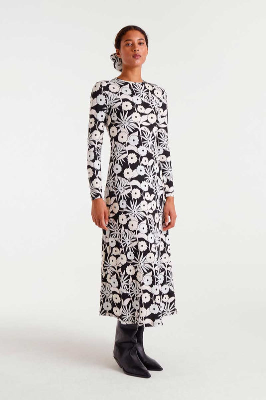 VESTIDO ESTAMPADO FLORES