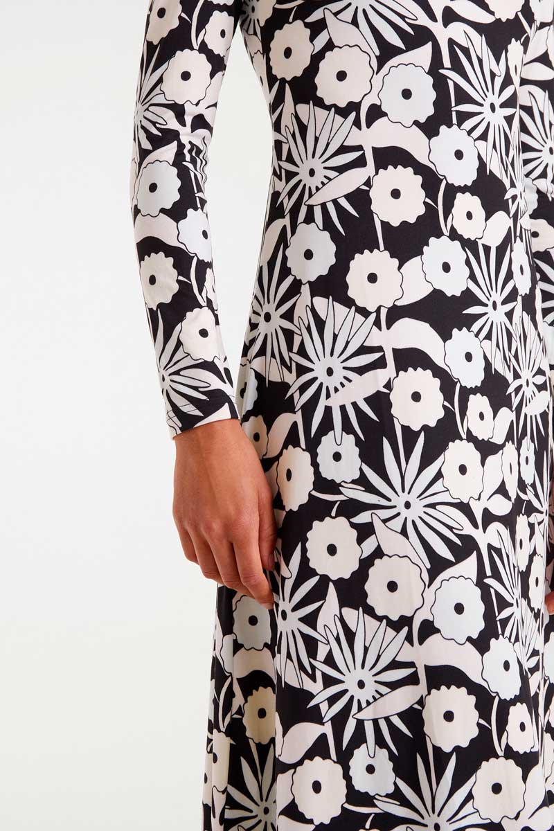 VESTIDO ESTAMPADO FLORES