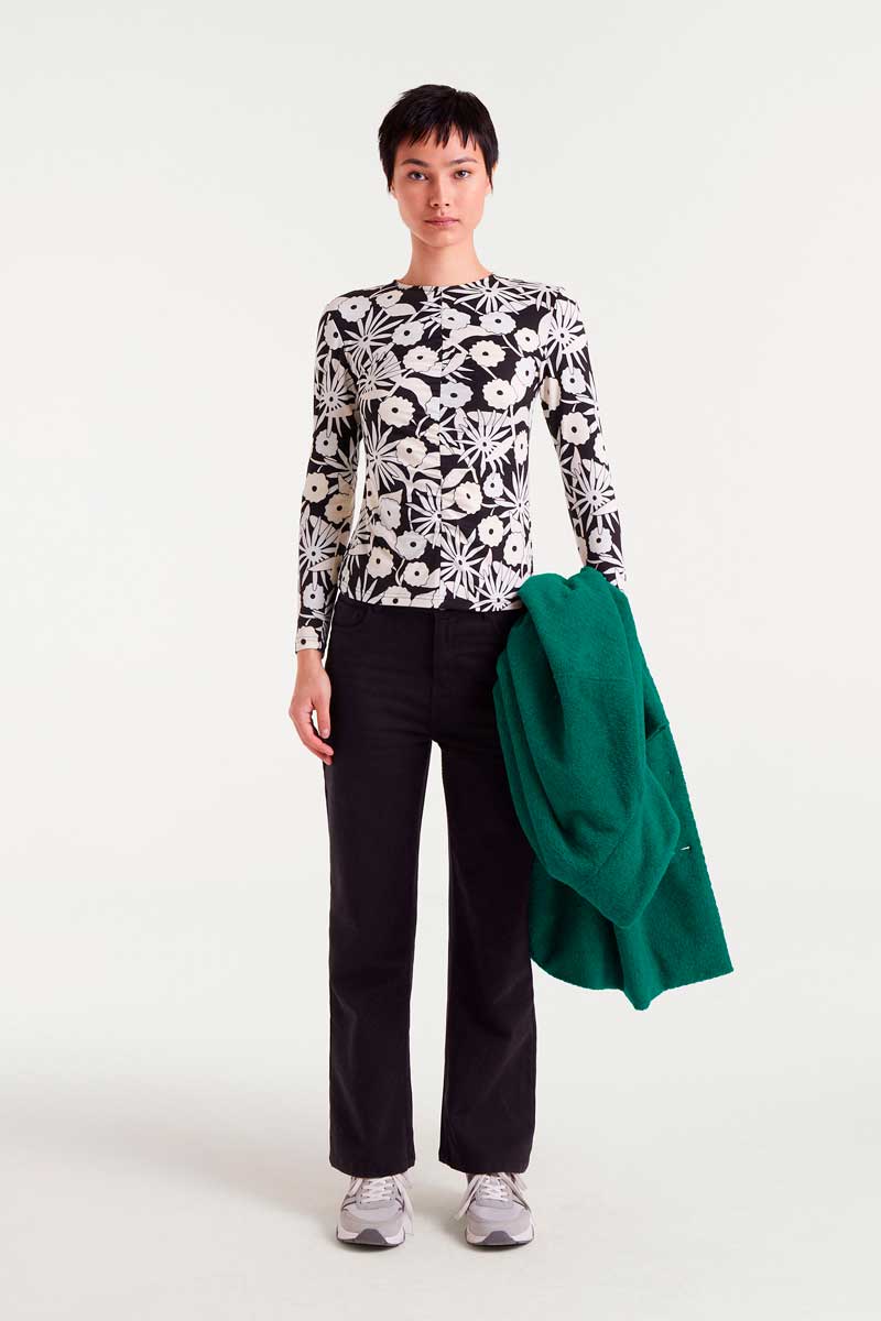 CAMISETA ESTAMPADA FLORES