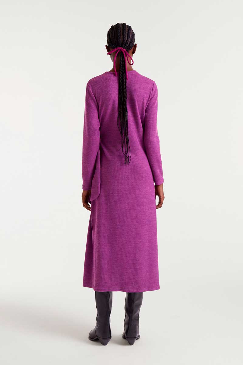 VESTIDO LARGO CANELE MAGENTA