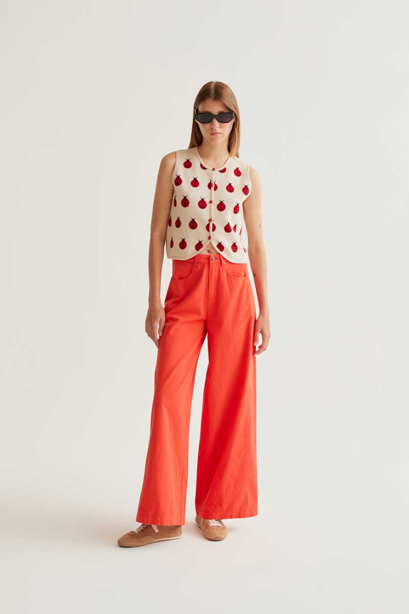 TOP PUNTO ESTAMPADO MARIQUITAS