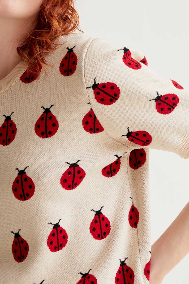 JERSEY PUNTO ESTAMPADO MARIQUITA