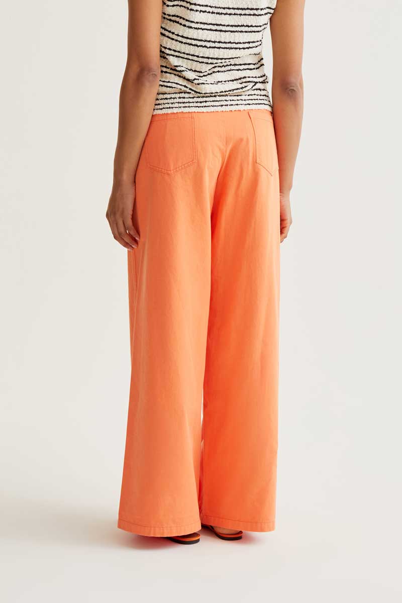 PANTALON ANCHO NARANJA