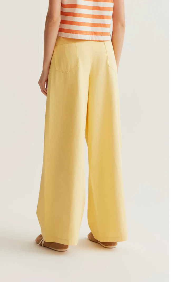 PANTALON ANCHO AMARILLO